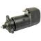 Starter for Claas, Mercedes-Benz, 12V 3.6 KW (9th pinion), 3-hole flange, bell opening to the right of