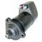 Starter for Claas, Mercedes-Benz, 24V 5.4 KW (9th pinion), 3-hole flange, bell opening to the right of