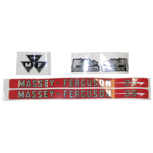 Aufklebersatz für Massey Ferguson 35 Ref. Teile Nummer(n): 3406970M91