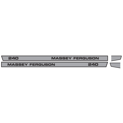 Aufklebersatz für Massey Ferguson  240