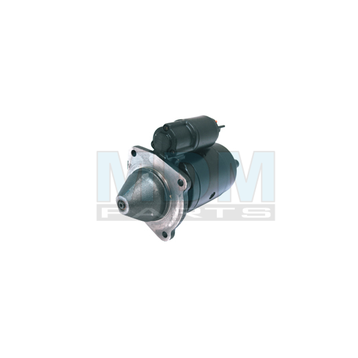 Starter for Ford / New Holland, 12V 2.7 KW (10er pinion), 3-hole flange, bell opening to the left of