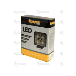 LED Arbeitsscheinwerfer Quadratisch, 12/24V, 1800 Lumen
