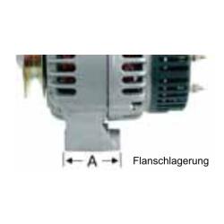Generator / Lichtmaschine 14 Volt 150 Ampere, Flachriemem Riemenscheibe
