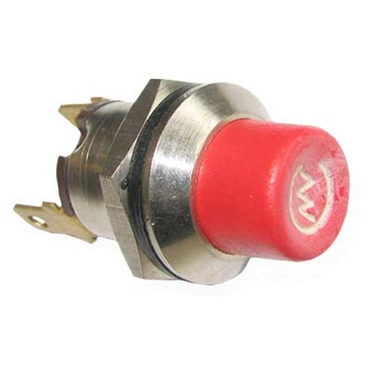 Switch Push Button Red M19 Steel