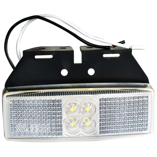 Side Marker Lamp LED C/W Bracket White 12/24V
