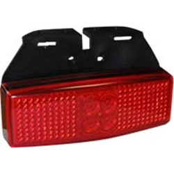 Side Marker Lamp LED C/W Bracket Red 12/24V