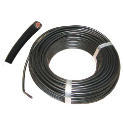 Core-Kabel Einzel 4,5 mm (30mtr Roll) Schwarz