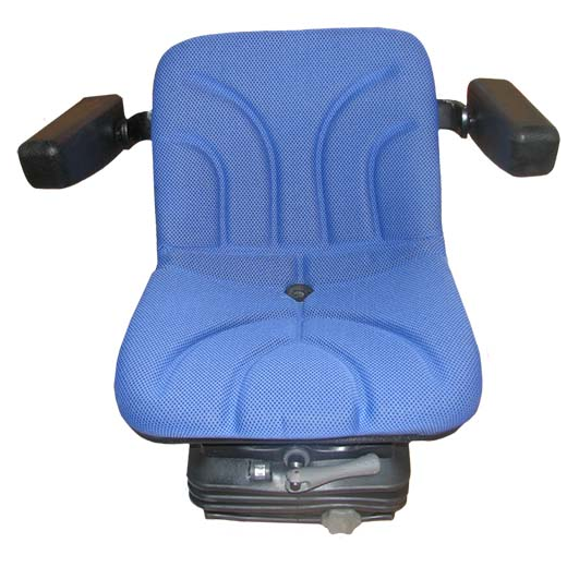 Sitz blau mit klappbar Armlehne