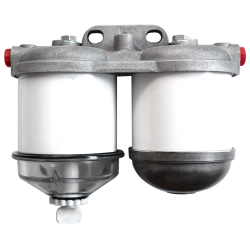 Fuel Filter Twin (Inlet/Outlet 1/2"UNF - M20
