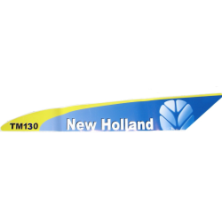 Decal New Holland TM130 Set Late Type White