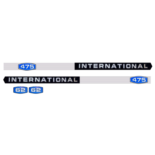 Aufklebersatz "International 475" für Case IH 475