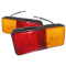 Rear Lamp LED 12V Pair ** Without Plugs **