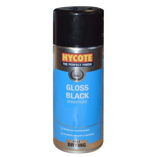 Paint Spray Can Black High Gloss Wheel Spray