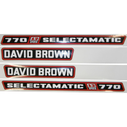 Decal Kit for David Brown 770 Selectamatic, Ref.:...
