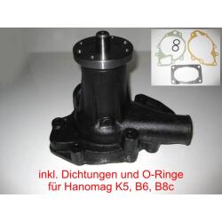 Water Pump for Construction Machinery Hanomag D100, 116 920 706 big impeller