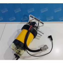 Fuel Diesel filter with water separator and pump with sensor connection for JCB&reg;