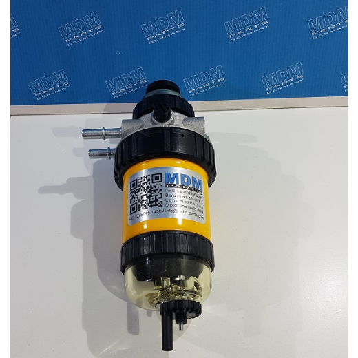 Fuel Diesel filter with water separator and pump for JCB® - MDM parts