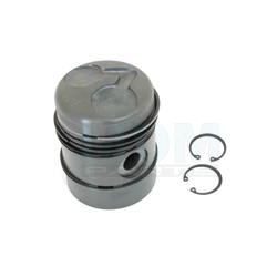 Piston and piston rings