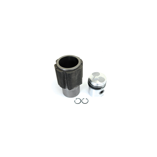 Kolben/Zylinder-Satz (pro Zylinder), Kolben 95 mm Ø, Kolbenlänge 125,7 mm, 35 mm Kolbenbolzen, 4 Kolbenringe, (Vorkammermotor)