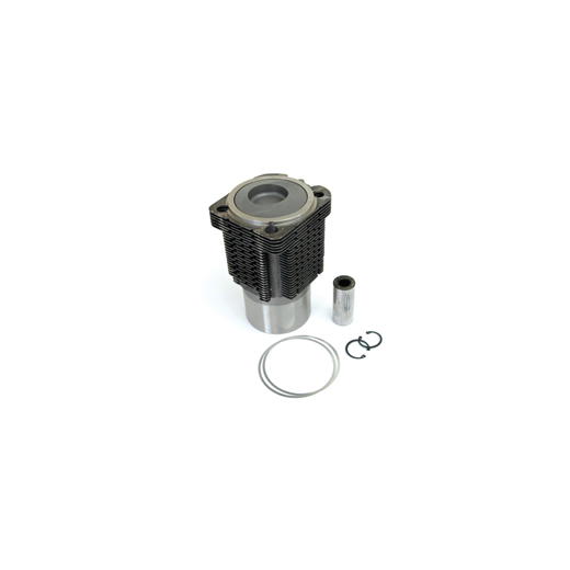 Piston/cylinder liner set (per cylinder liner), Piston 102 mm Ø, 35 mm of piston pins, 3 piston rings, from engine Nr. 802086, compression height 69,10 mm, Piston hollow depth 14,80 mm