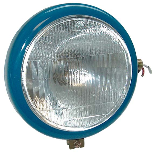 Head Lamp Blue Ford RH Plain Lens