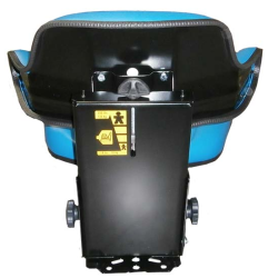 Seat Blue c/w Height Adjustment 4mm Base