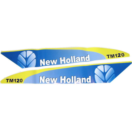 Decal New Holland TM120 Set Late Type White
