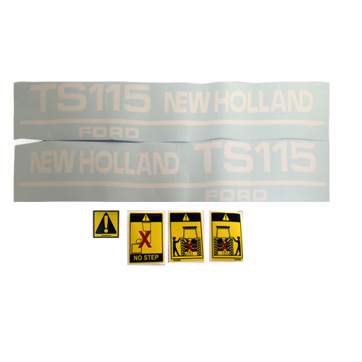 Aufkleber New Holland TS115 - Set