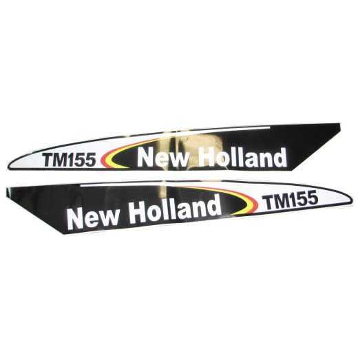 Decal New Holland TM155 - Set Early Type Blac