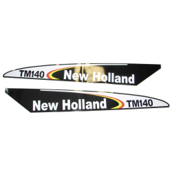 Decal New Holland TM140 - Set Early Type Blac