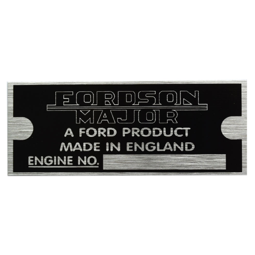Tractor Badge Fordson Major - ID Badge