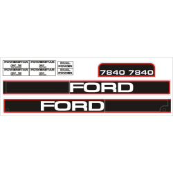 Aufkleber Kit für Ford 7840 - bis Baujahr 1996
