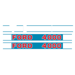 Aufkleber Satz für  Ford 4000 Ref. Teile Nummer(n):...