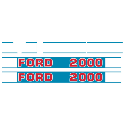 Decal Kit Force for Ford 2000