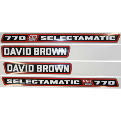 Aufklebersatz für David Brown Selctamatic 770 Ref....