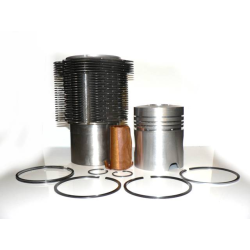 Piston with 4 piston rings, piston pin, circlips and cylinder for Deutz FL912 engines, NEW, Ref. 02928142