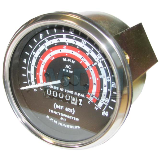 Rev Counter Clock 65